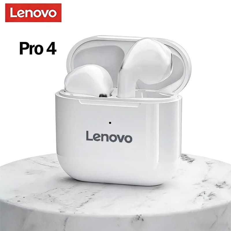 سماعات لينوفو لاسلكية داخل الأذن بتحكم باللمس، إلغاء ضوضاء نشط، بلوتوث 5.4، للألعاب مع ميكروفون مدمج