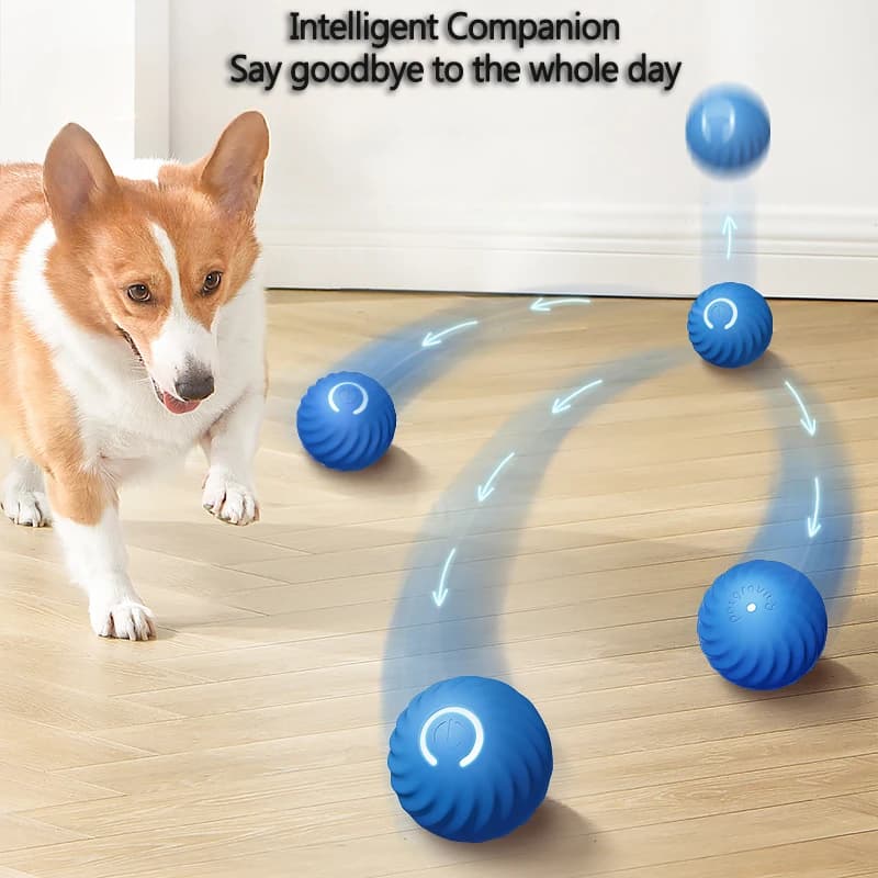 Smart Electric Ball Toy Gravity Jump Balls Dog Plaything USB Charging Automatic Teasing Dogs Artifact Intelligent Pet Cat Toys - 3