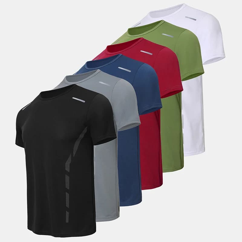 1/2/4 Piece Men's Quick Drying Sports Suit Casual Breathable Short Sleeved T-shirt Pocket Versatile Shorts For Teenagers To Wear - 5