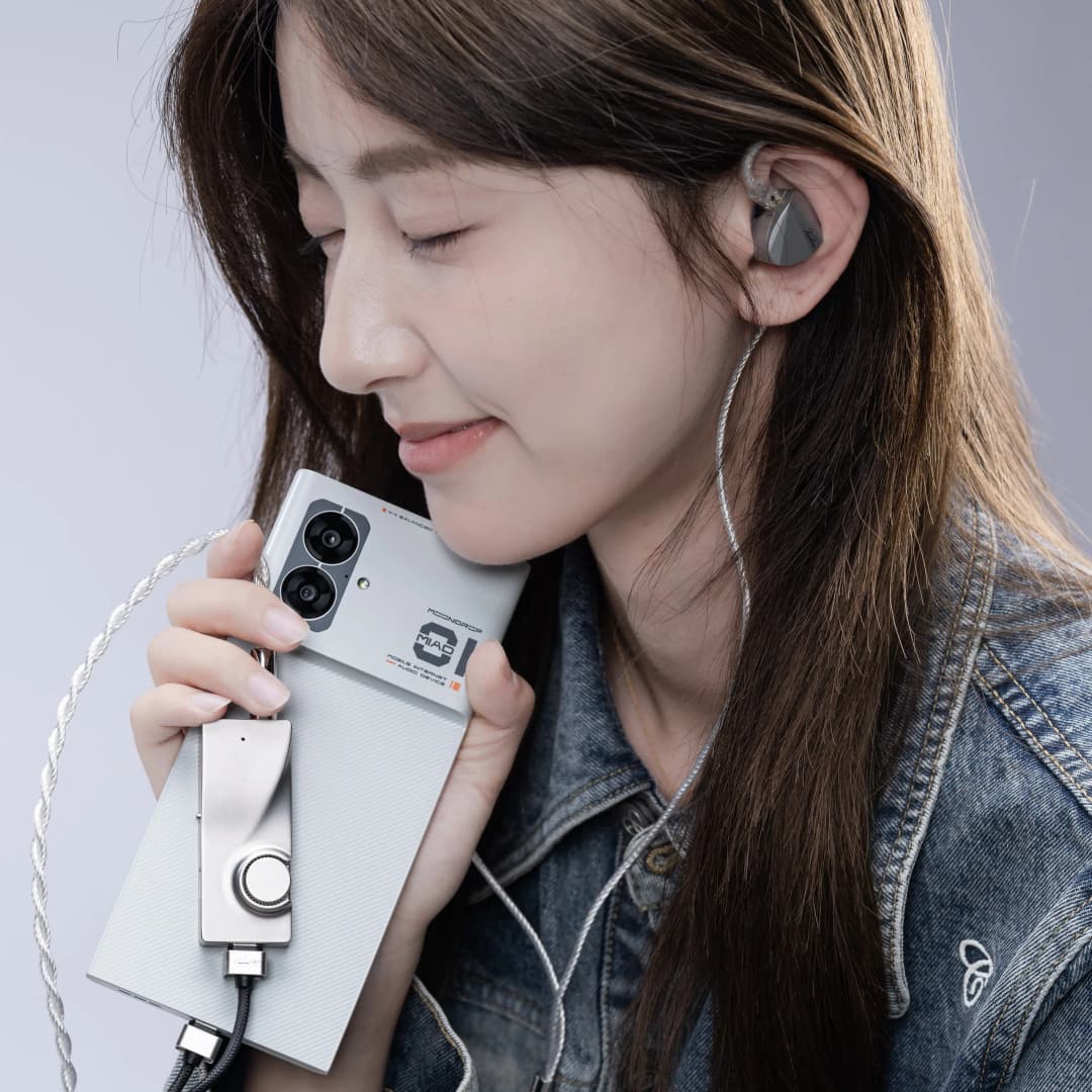 مضخم سماعات محمول Moondrop Moonriver 3 DAC/AMP ثنائي CS43198 32Bit/384kHz DSD256 شحن PD HiFi Type-C 3.5mm+4.4mm - 6