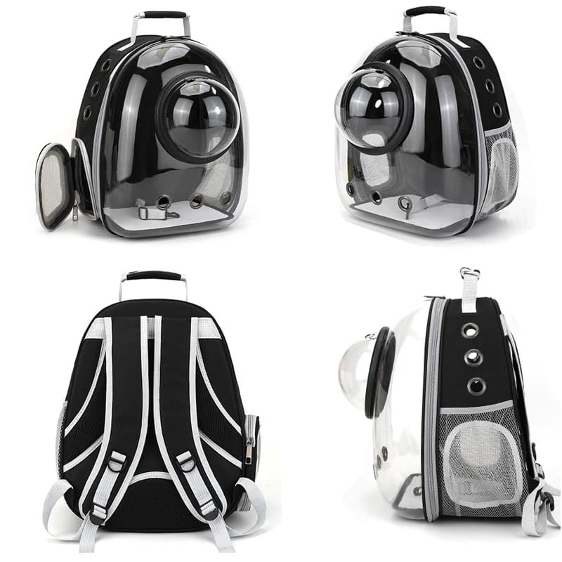 Pet Cat Carrying Bag Space Pet Backpacks Breathable Portable Transparent Backpack Puppy Dog Transport Carrier Space Capsule Bags - 5