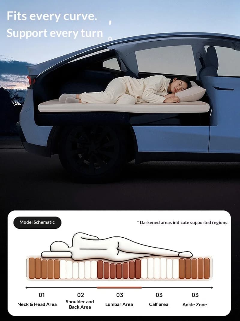 lohascamping Car Air Inflatable Travel Mattress Bed Universal for Back Seat Multi functional Mat Car Travel Bed SUV Mattress - 6