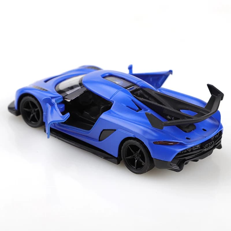 نموذج سيارة سباق بمقياس 1:36 مع أكياسها، معدن مصبوب، سيارة واقعية من خليط معدني للأطفال، لعبة للأولاد، تزيين السيارة - 4