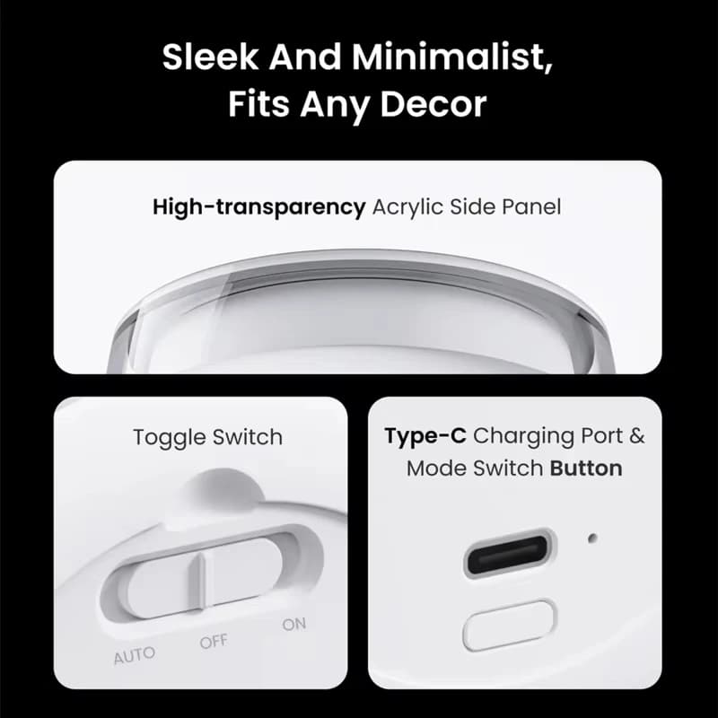 Yeelight RGB Induction Night Light Motion Detection Type-C Charging Magnetic Nightlight Auto Always-on 2 Modes RGB Decor Lamp - 5