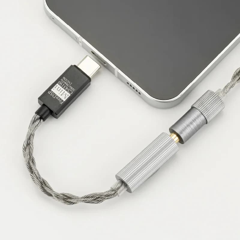 مكبر فك ترميز صغير محمول MOONDROP FreeDSP Mini HiFi مع منفذ USB-C ومزود بمحول CS43198 3.5 ملم CITA - 2