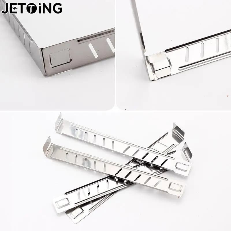 Outdoor Gas Stove Wind Screen Foldable Wind Shield Stainless Steel Burner Screen Cooking BBQ Stove Camping Hiking Accessories - 3