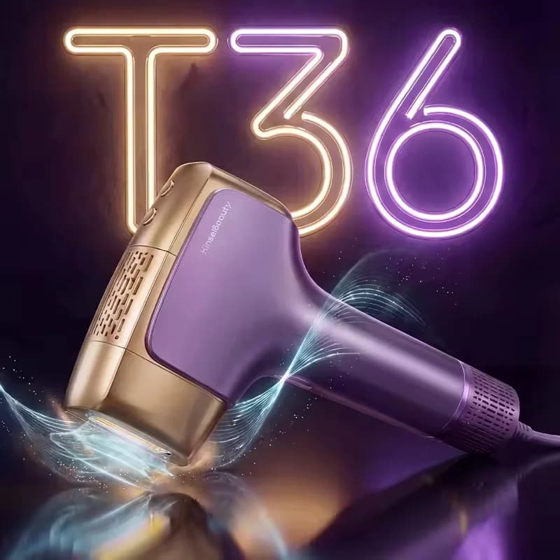 T36 Permanent Laser Epilator IPL Hair Remove 999999 Flashes Dual Skin Tone Sensors 10 Gears Cooling Fast Flash Skin Rejuvenation - 6