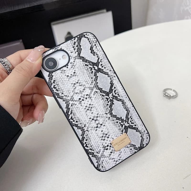 Luxury Leopard Snake leather Anti-Fall Case protectio for iPhone 16 15 13 12 11 14 17 Pro Max Plus 17 Air XS XR shockproof Cover - 6