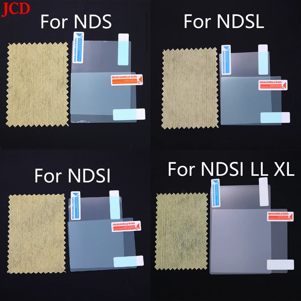 غطاء حماية من البلاستيك الشفاف لهاتف نينتندو DSL NDS Lite NDSL لوحدة التحكم DSi NDSi XL LL مع طبقة رقيقة واقية للشاشة - 4