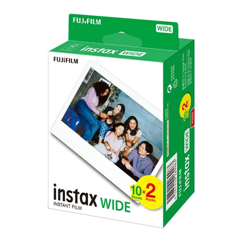 10-100 Sheets Fujifilm Fuji Instax 5 Inch Wide Film White Edge Paper For Fuji Instant Camera 300/200/210/100/500AF Photo Paper - 3