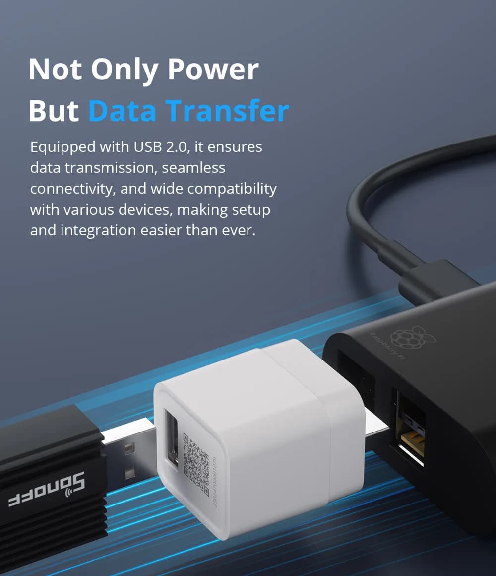 SONOFF ZBMicro Zigbee Micro USB Smart Adaptor 1-10PCS Fast Charging Wide Transmit Coverage Voice Control eWeLink Alexa Google - 3