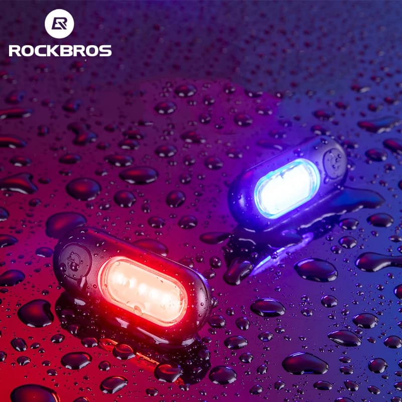 ضوء خلفي للدراجة من ROCKBROS، 250 مللي أمبير، قابل لإعادة الشحن عبر USB، إضاءة دراجات فائقة الخفة، مقاوم للمطر، 5 أوضاع إضاءة، إكسسوارات دراجات