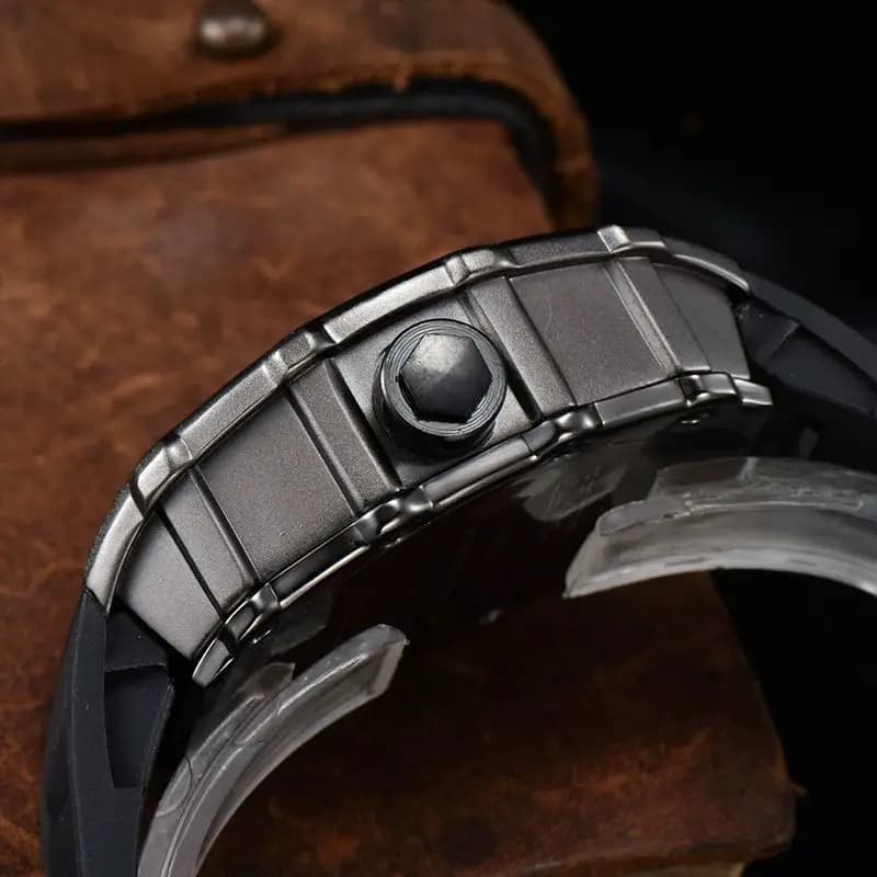 Luxury Men’s Quartz Watch for Men  Wristwatch Calendar Waterproof Fashion Casual Hollow Male reloj hombre - 4