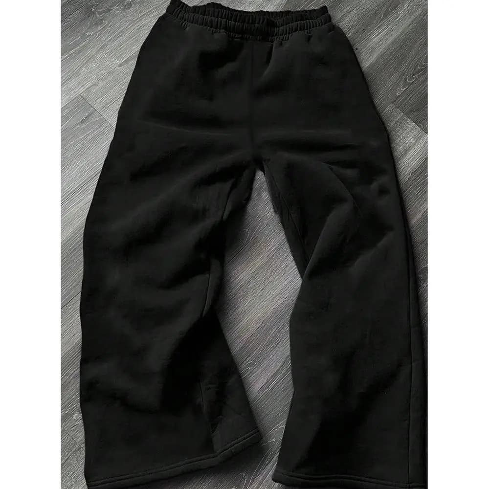 بنطال رياضي مطبوع عصري فضفاض مستقيم الساق بنطال كاجوال طويل متعدد الاستخدامات للمراهقين من قماش البوليستر - 4