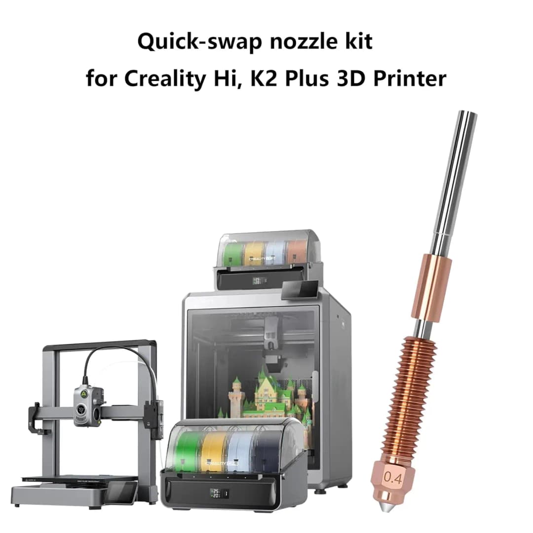 Creality K2 Plus Hi Combo Nozzle Quick-Swap Nozzle Kit Hardened steel All-metal Design For Creality K2/K2Pro/K2 Plus/Hi Combo - 5