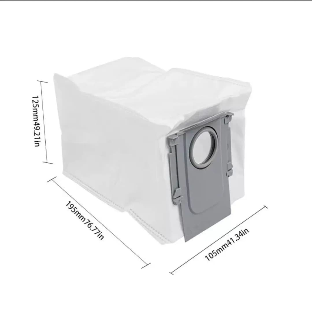 إكسسوارات مكنسة كهربائية روبوتية Roborock Qrevo Curv 2 Flow - فرشاة جانبية رئيسية، فلتر Hepa، قماش مسح، كيس غبار قطع غيار - 3