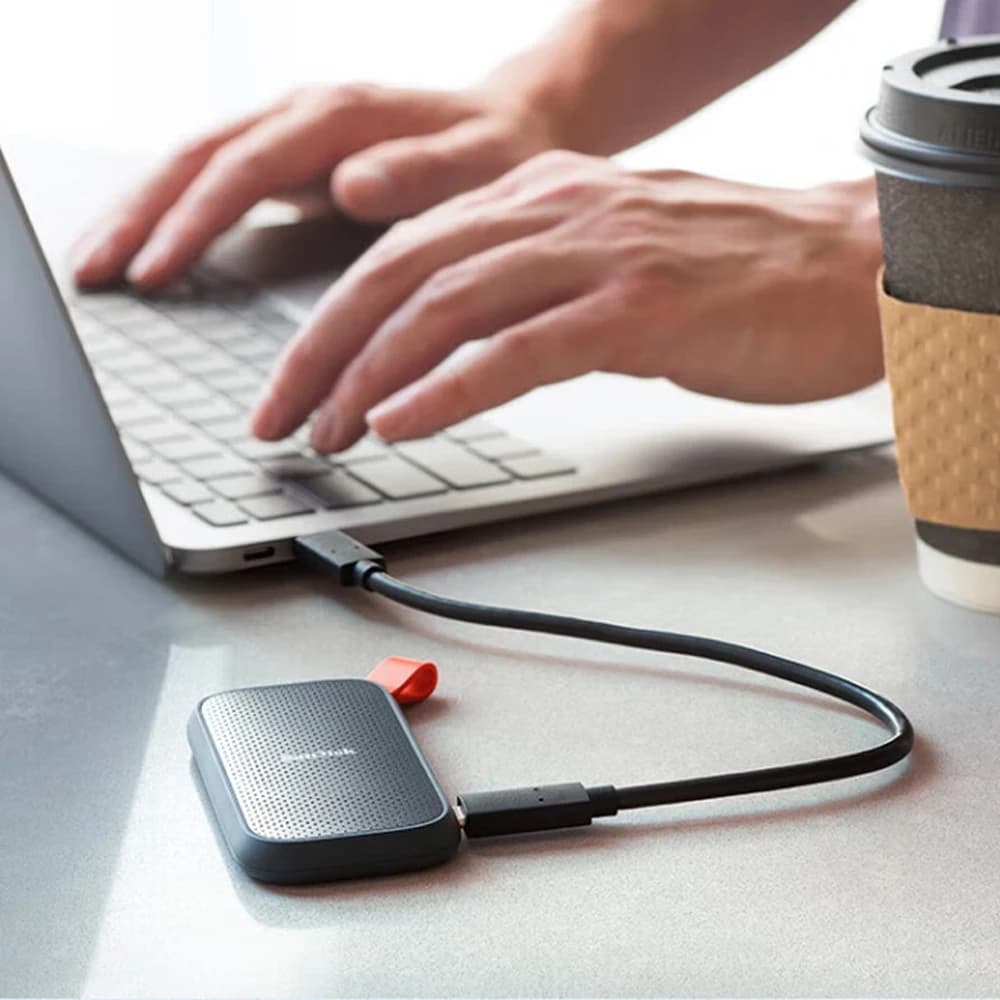 SanDisk E30 محرك أقراص صلبة خارجي محمول SSD USB 3.2 USB-C سعة 1 تيرابايت 2 تيرابايت محرك أقراص صلبة خارجي لأجهزة الكمبيوتر المحمولة/سطح المكتب - 5