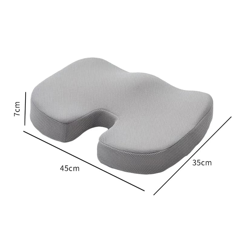 Ergonomic Memory Cotton Office Cushion Hemorrhoid Cushion Chair Cushion Sedentary Artifact Student Ass Cushion - 6