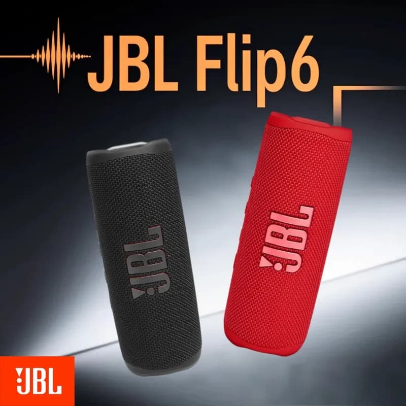 سماعة JBL Flip 6 بلوتوث لاسلكية صغيرة مقاومة للماء IPX7 محمولة بجهير عميق ستيريو خارجية للموسيقى والسفر والحفلات - 5