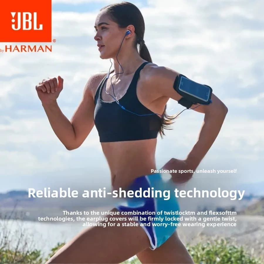 JBL ENDURRUN 2 Officially Authorized Wired In-ear Headphones Built-in Microphone Magnetic Design IPX5 Waterproof for Sports Game - 3