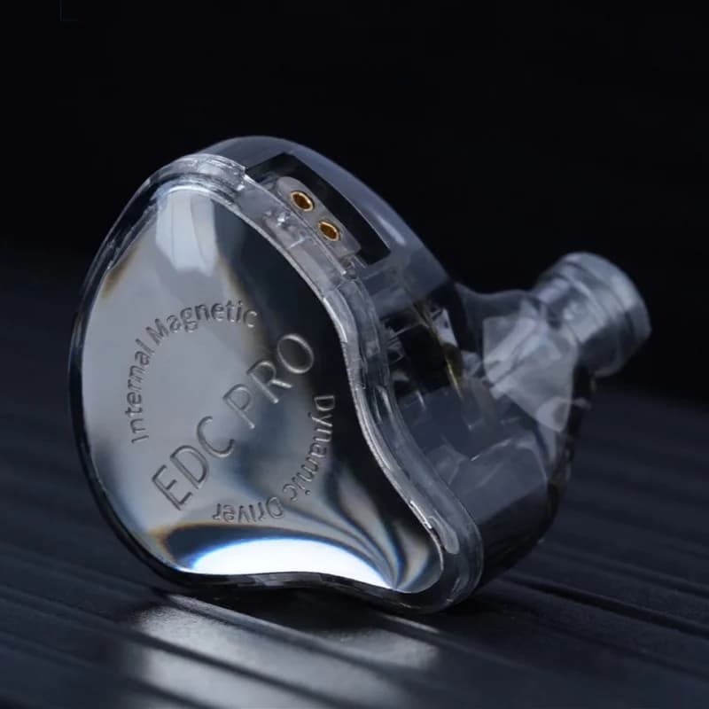 KZ EDC PRO High-Sensitivity Large Dynamic Earphone , Silver Plated Cable \ OFC Flat Cable Optional - 2