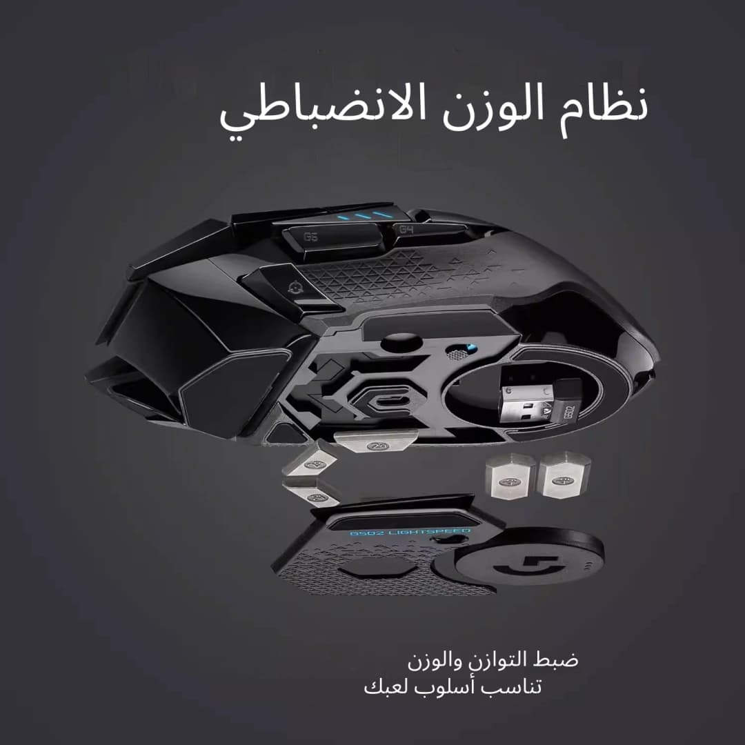 ماوس الألعاب Logitech G502/PRO X SUPERLIGHT/PRO X SUPERLIGHT 2SE/G502HERO، خفيف الوزن، قوة تنافسية للألعاب - 3