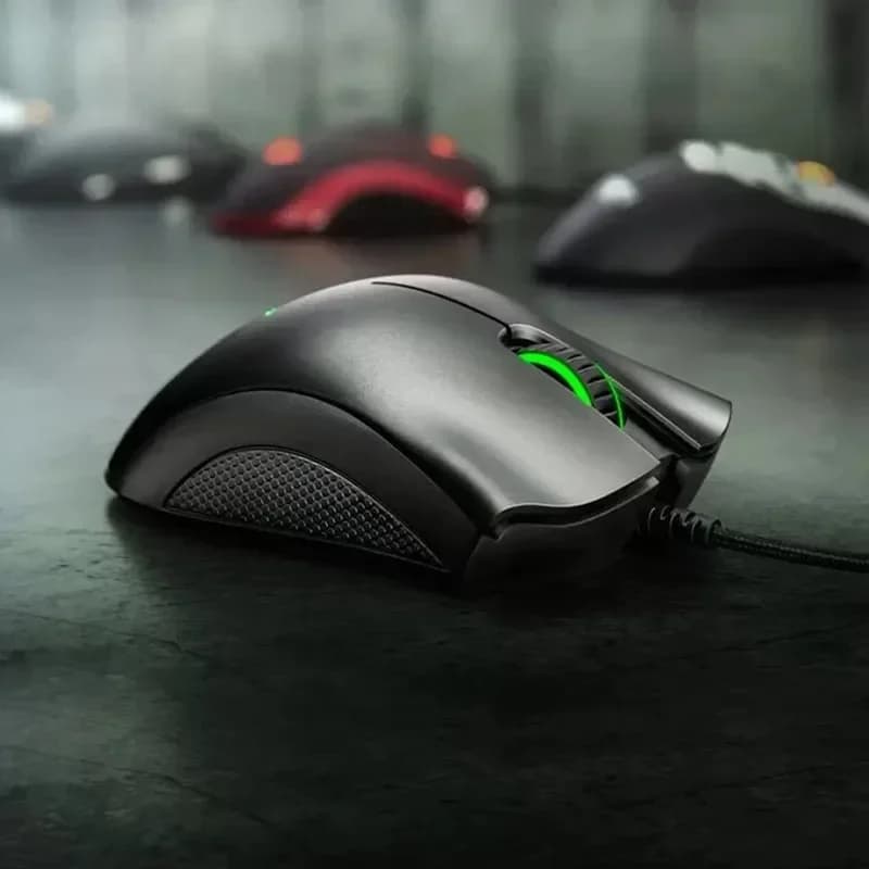 ماوس Razer DeathAdder أساسي سلكي للألعاب 6400DPI 5 أزرار مستقلة للابتوب حاسوب بدون برنامج تشغيل - 5