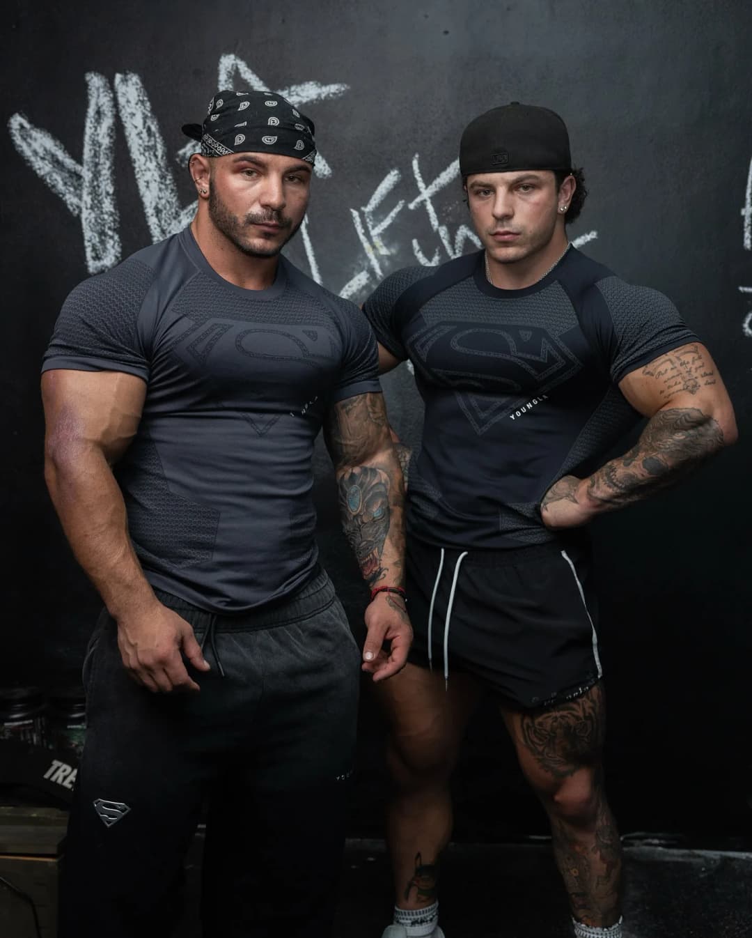 2025 YOUNGAL New Men's Fitness T-shirts clothing sports Tshirt tights high elastic training short sleeve fitness man clothing - 4