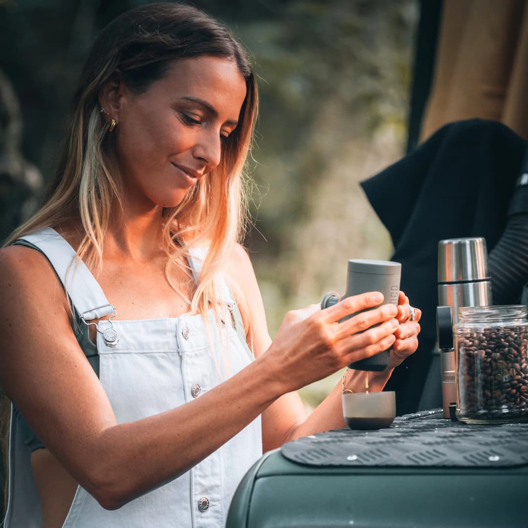 WACACO Minipresso GR2, No Electricity, Espresso Machine for Outdoor Compatible Ground Coffee, Portable Coffee Maker, - 4