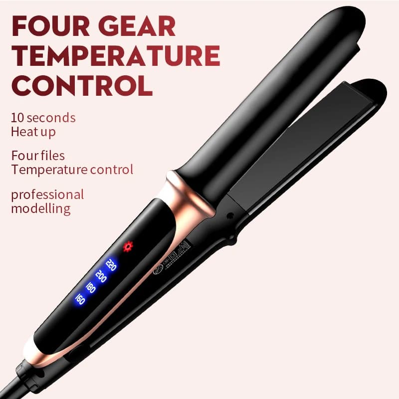 Flat Iron Hair Straightener 2 In 1 Professional Hair Straightener Hair Iron Curling Straightening Irons - 3