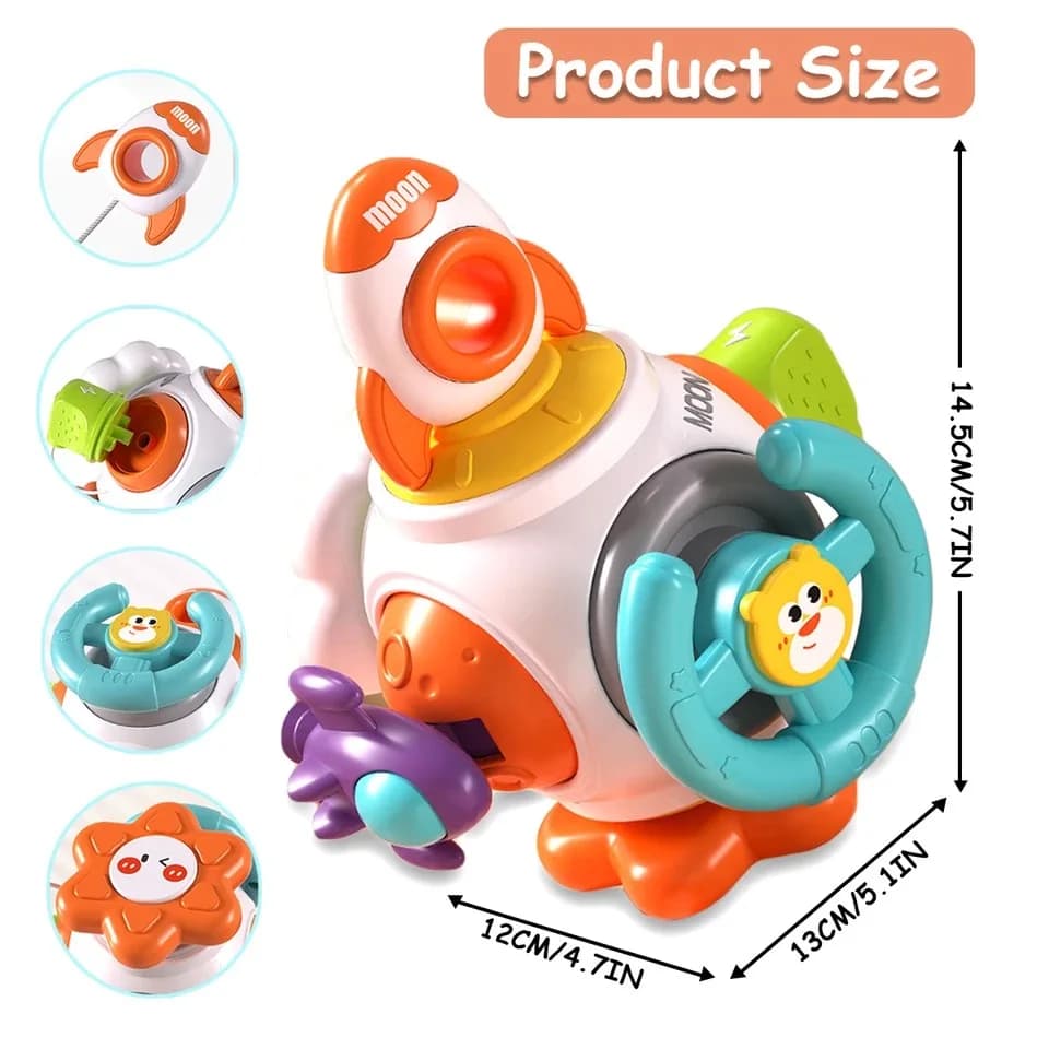 لعبة تعليمية مونتيسوري مكعب مشغول تدريب القدرة على الاستخدام صندوق قفل تطوير مهارات الحركات الدقيقة مكعب لعبة للأطفال - 5