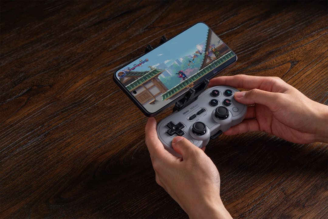 8BitDo Adjustable Mobile Phone Clip Gaming Controller Holder Stand for 8BitDo SN30 Pro SF30 Pro Gamepad Accessories - 4