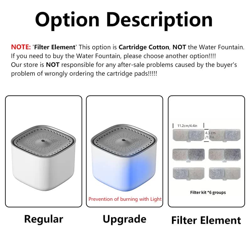 3L Cat Water Fountain Auto Recirculate Filter Large Capacity Filtring Cat Water Drinker USB Electric Mute Cats Water Dispenser - 2