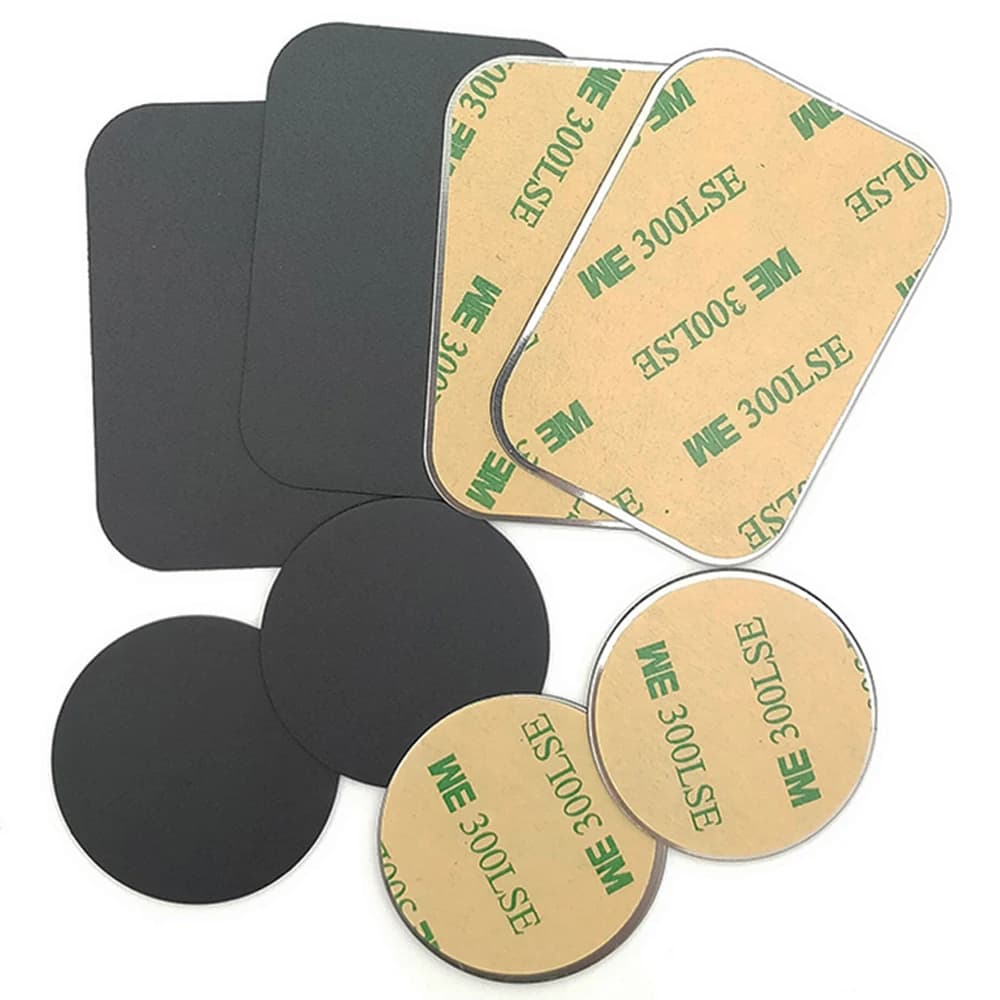 لوحة معدنية رقيقة لحامل هاتف السيارة المغناطيسي صفائح حديد ملصق القرص للهاتف المغناطيسي حامل السيارة جبل آيفون