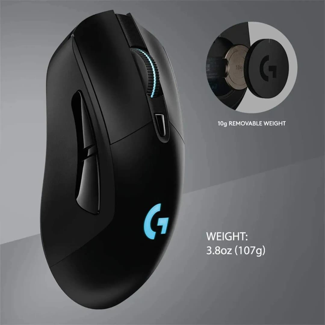 Logitech G703 Lightspeed Wireless Gaming Mouse with Hero 25K Sensor Lightsync RGB Lightweight Design+G102/G203/G304/G305/M220 - 4