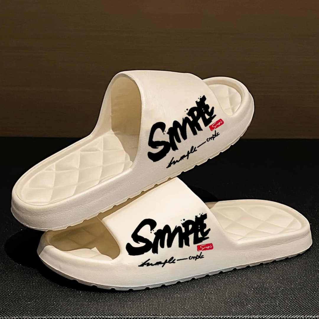 شباشب رجالية عصرية للأربع فصول، مقاومة للماء وغير قابلة للانزلاق، ناعمة ومثقبة، مناسبة للحمام والسباحة والاستخدام الداخلي - 6