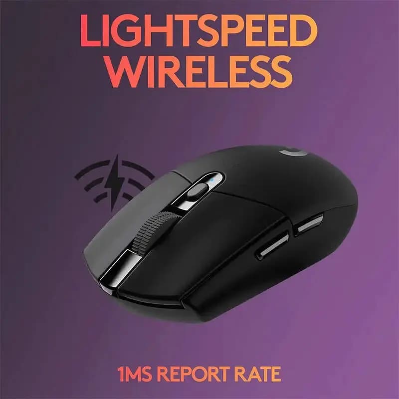 ماوس لاسلكي Logitech G305 LIGHTSPEED بدقة 12000 DPI ومستشعر HERO و6 أزرار قابلة للبرمجة وبطارية تدوم 250 ساعة للكمبيوتر الشخصي وMac - 5