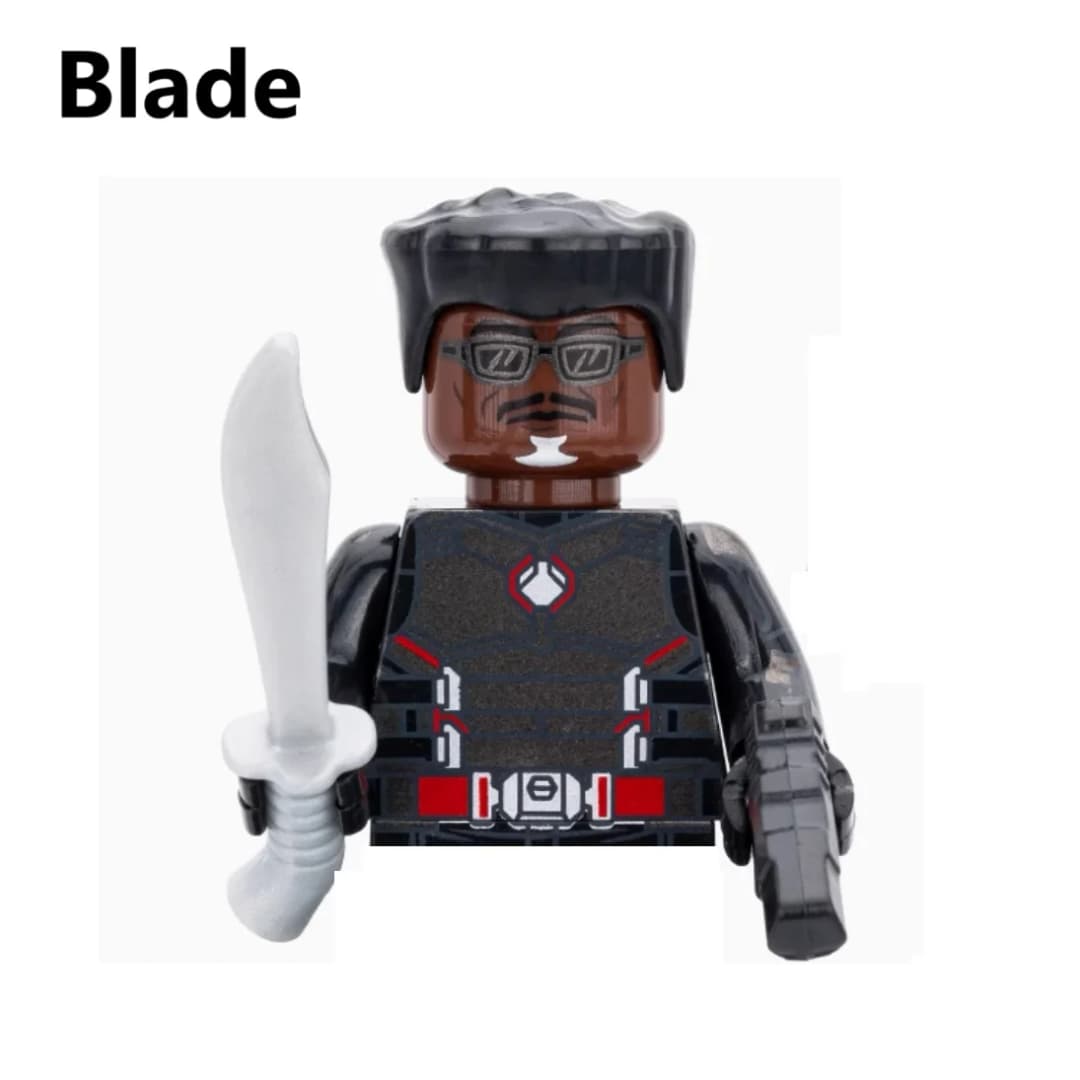 Blade Building Blocks Gambit Elektra Mini Action Figure Toys