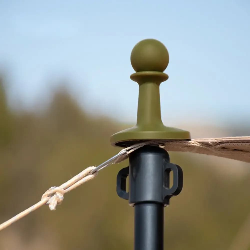 4 أغطية مقاومة للصواعق لأعمدة الخيام والمظلات - حماية آمنة لأعمدة الخيام في الخارج