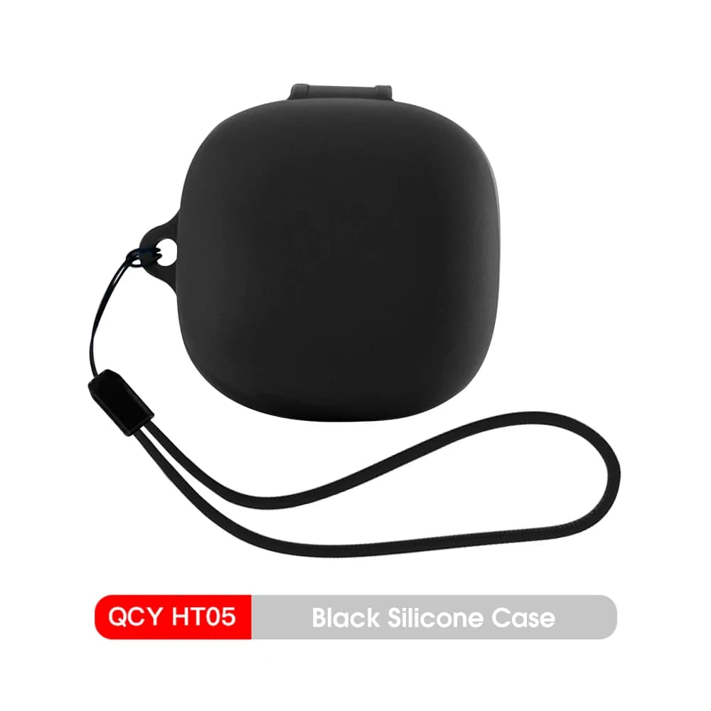 سماعات QCY HT05 لاسلكية غطاء سيليكون ناعم سماعات QCY HT05 Melobuds ANC غطاء واقي مع حزام مجموعات تنظيف السماعات - 5