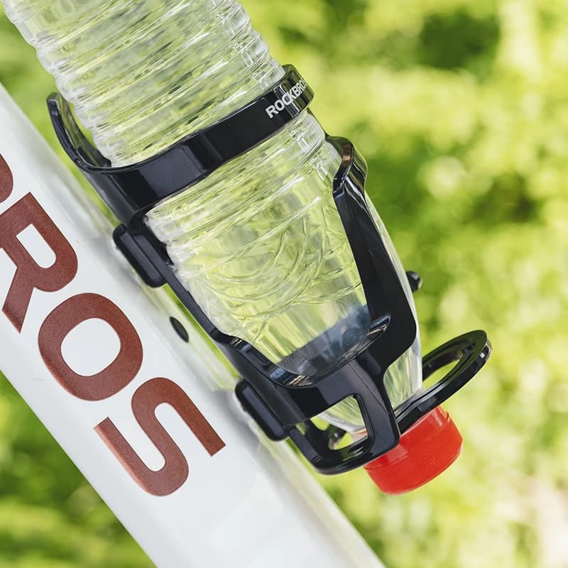 حامل زجاجة دراجة ROCKBROS قفص زجاجة دراجة خفيف الوزن من مادة البولي كربونات حامل زجاجة دراجة قابل للحمل إكسسوارات دراجة جبلية - 6