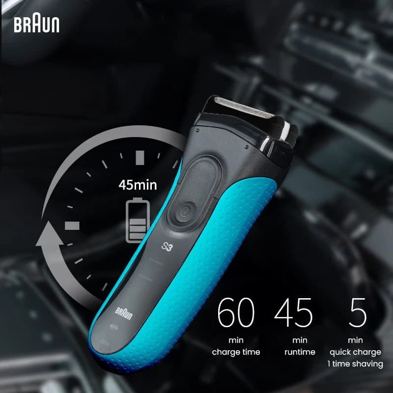 Braun 3010S Shaver Floating Foil Cutter Reciprocating Electric Shaver for Man 110V-220V - 5