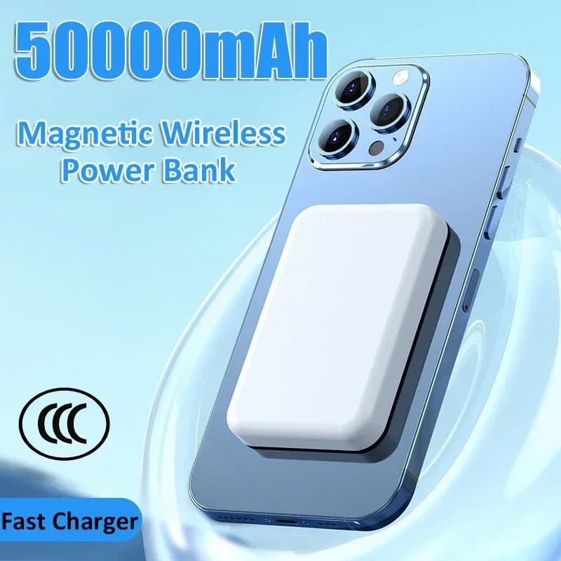 OnePlus 50000mAh Magnetic Wireless Power Bank PD 22.5W Fast Charger Powerbank Portable External Battery For iPhone Samsung New - 3