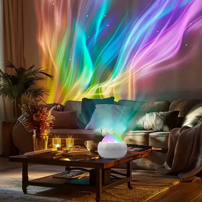 Galaxy Starry Sky Projector Light LED Night Light Remote Control 7 Modes USB Plug-in for Kids Room Party Decor Gift Auto Rotate - 4