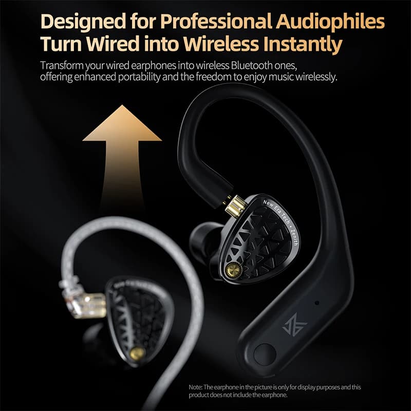KZ AN01 كابل بلوتوث لاسلكي 5.4 خطاف أذن مع علبة شحن لـ KZ Castor PRO PR2 PR3 ZSXPRO ZVXPRO Krila - 4