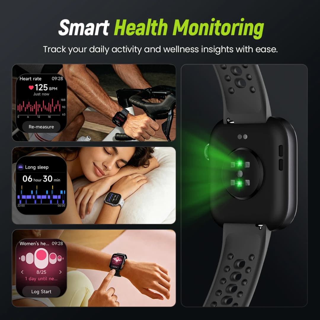 HAYLOU Watch Hyper Smartwatch 1.97" AMOLED Display Supports Dual-Band GPS Compass Offline Maps Message Reply Smart Watch 5ATM - 5