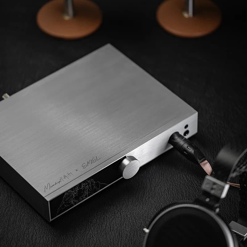 MOONDROP × SMSL DHA15 جهاز DAC AMP متكامل ثنائي الرقاقات CS43198 فك ترميز DSD256 و 32 بت 384 كيلو هرتز مكبر سماعات الرأس - 6