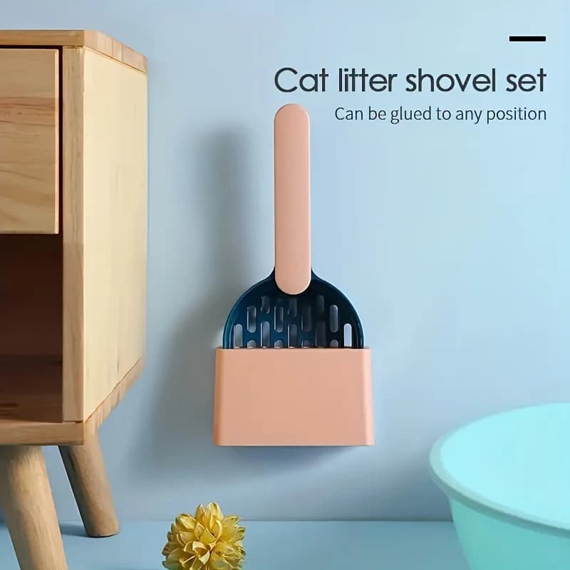 Cat Litter Shovel Set Large Shovel for Cat Litter Small Cat Cleaning Pet Shovel Toilet Cleaning Set Cat Supplies cat box - 3