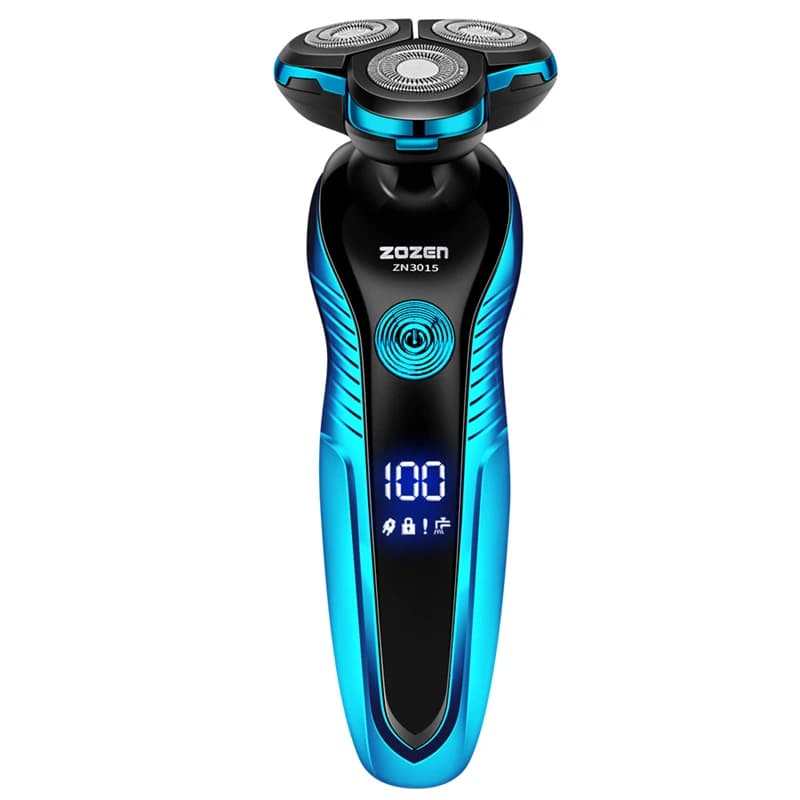 ZOZEN Electric Shaver Washable Rechargeable Electric Razor Shaving Machine for Men Body Hair Beard Trimmer Wet-Dry Use Washable - 6