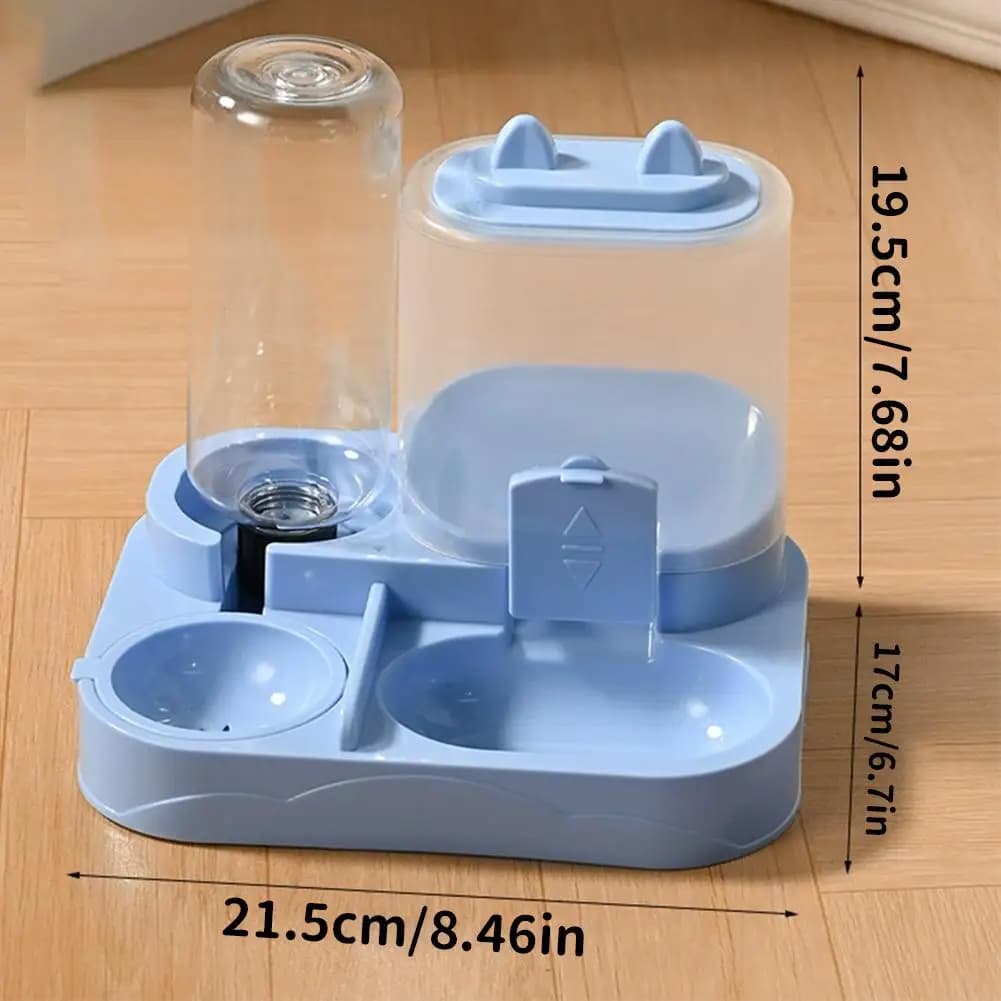 Automatic Cat Feeder And Waterer All-in-One Pet Food Water Dispenser Large Capacity Food Storage Dispenser Pet Supplies - 6